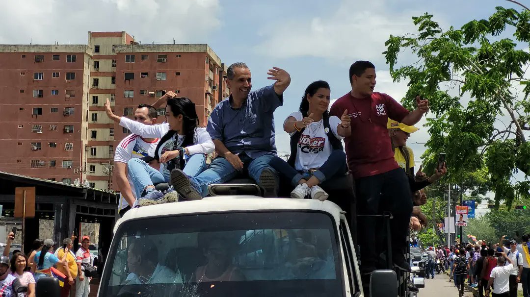 JavierChaida's tweet photo. #20J | Las calles de Monagas se desbordaron para recibir a @MariaCorinaYA , con organización y unidad este 28 de julio Vamos a Ganar y @EdmundoGU será el presidente de todos los Venezolanos. https://t.co/TpH6yvfVUG