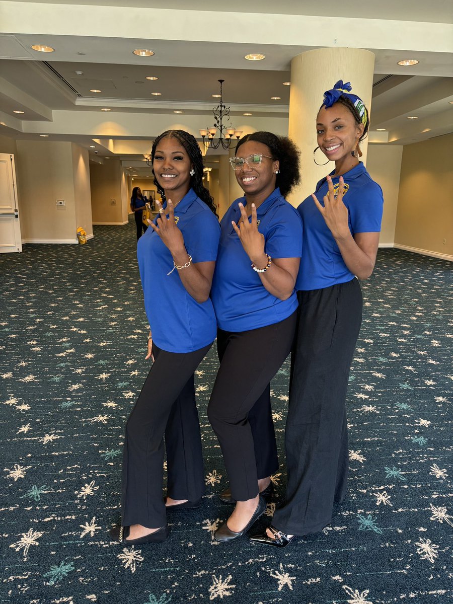 Your favorite Poodles 🐩 kicked off the new Sorority Year in training. Our Newly elected President  Johnson and Vice President McLennan attended the 3rd Annual Southwestern Region Leadership Retreat of Sigma Gamma Rho Sorority Inc.  💙🐩💛
#SuperSWRegion
#LeadershipRetreat