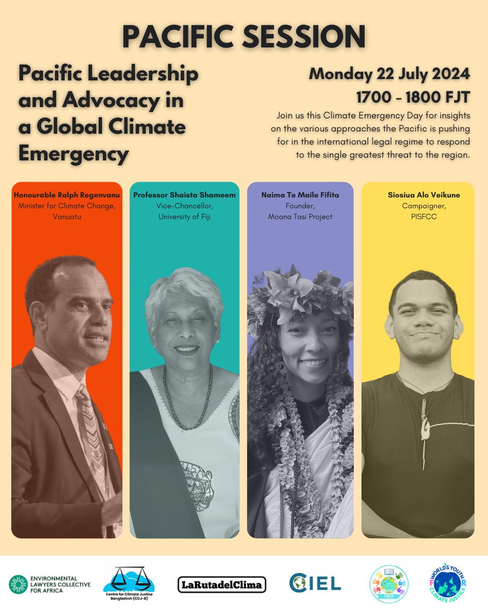 pisfcc's tweet photo. 🌍⚠️This #ClimateEmergencyDay, PISFCC with its partners are organizing a Global Climate Justice Conference. Join our webinar to learn about the region's efforts to drive transformational change. 

Register now ➡️ https://t.co/0BTvFoqCvY https://t.co/ieTutOMbmn
