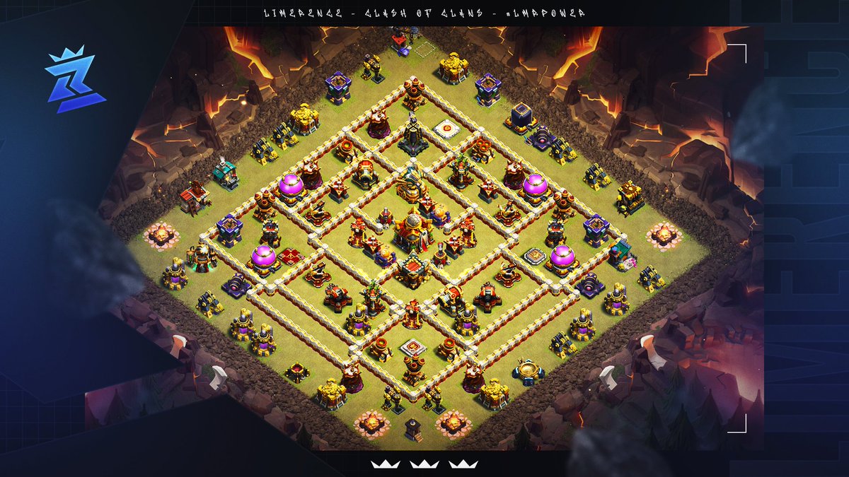 ⚡️ TH16 Base

Link:
link.clashofclans.com/en?action=Open…

Telegram Channel:
t.me/Limerence_coc

Use at your own risk!