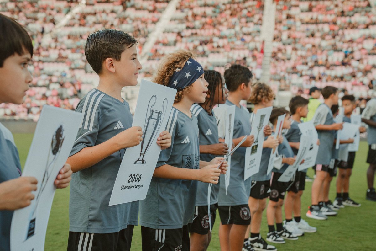 InterMiamiCF's tweet photo. Making history and inspiring the next generation 🐐 https://t.co/7xPTNGcHS6