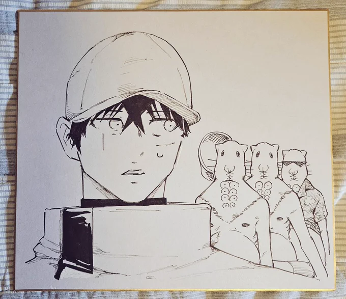色紙作業
#もいもん 