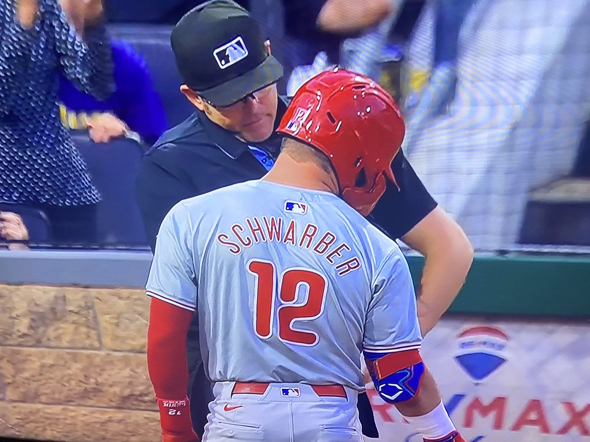 How it should have gone…

Schwarber: “so you don’t think it was low?”

Ump: “Bro. It was a-hundred-and-three. Neither one of us saw it and you weren’t going to hit it..”
