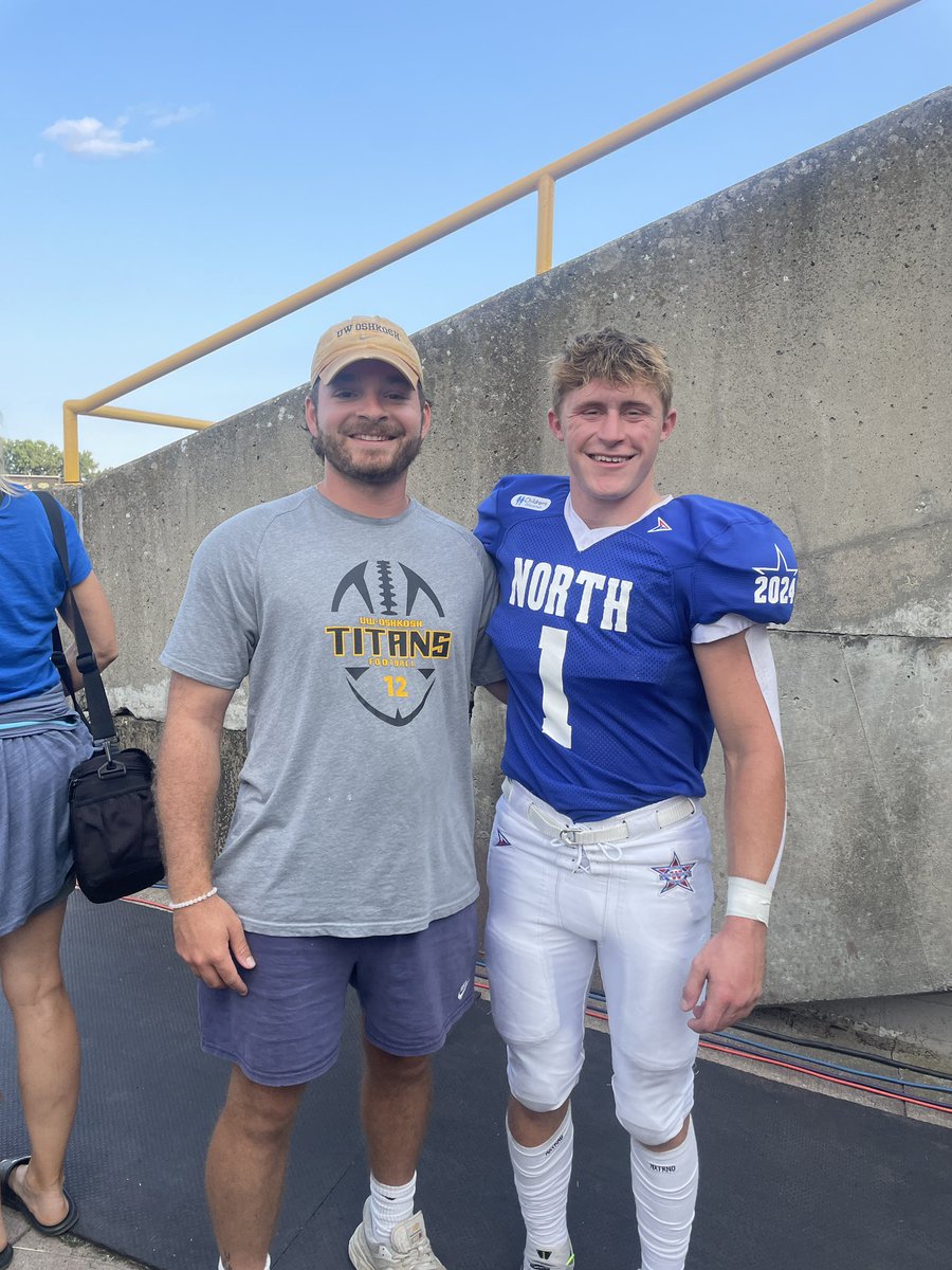 Mason Robinson (@coachmaerob) on Twitter photo Awesome cheering on these two Titans today at the Large WI All Star Game! <a href="/Nshippy10/">Nolan Shiplett</a> and <a href="/mark_leidel/">Mark Leidel</a> put together two really impressive high school careers. First time I rooted for a tie ⚡️
#Rideouts 12 Awesome cheering on these two Titans today at the Large WI All Star Game! <a href="/Nshippy10/">Nolan Shiplett</a> and <a href="/mark_leidel/">Mark Leidel</a> put together two really impressive high school careers. First time I rooted for a tie ⚡️
#Rideouts 12