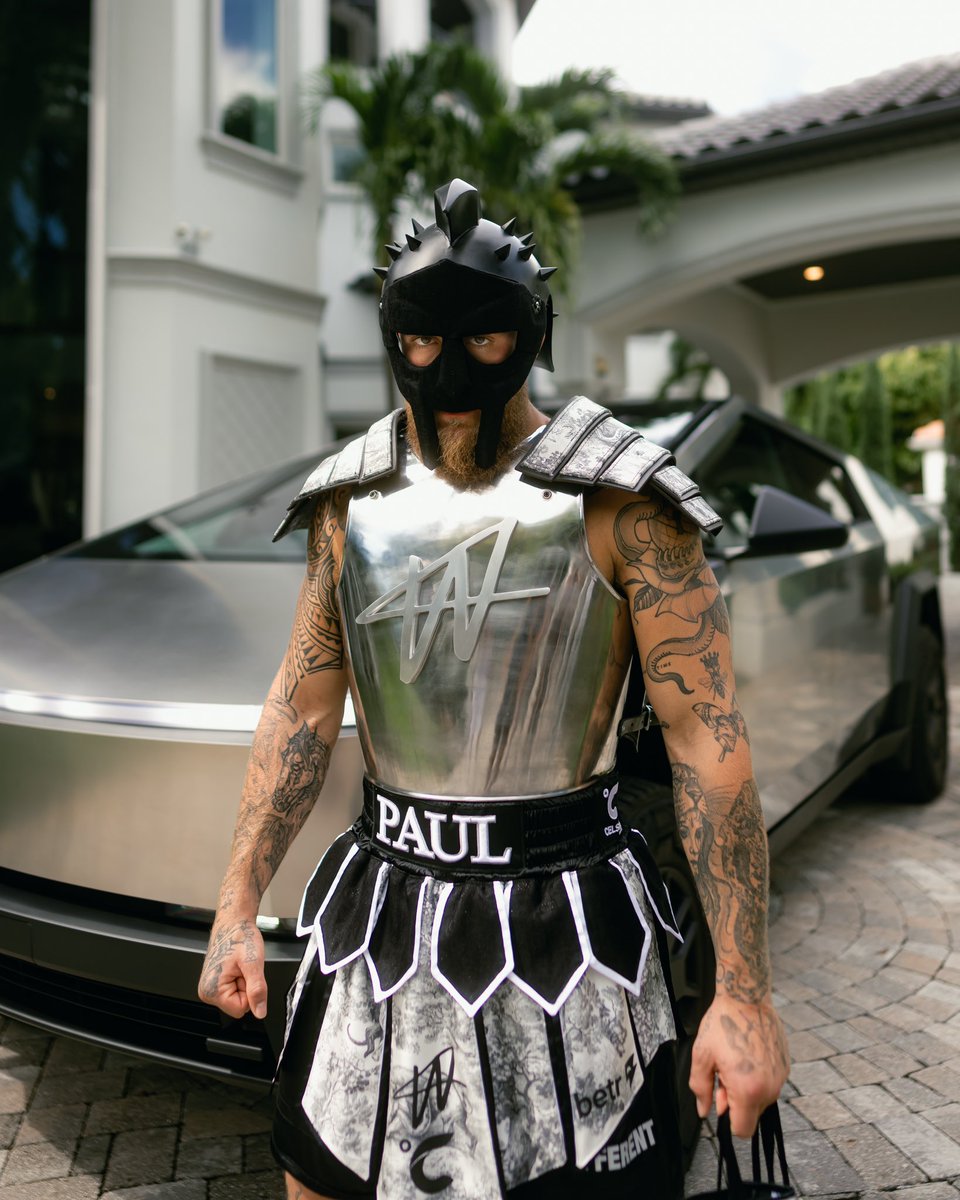 jakepaul's tweet photo. Fear no man. Fear no war. Fear only god who rides with me into battle tonight. I’m his servant sent to show the world what’s possible when you believe.

In 4 years I’ve accumulated more skill than a man who’s been fighting for 15. 

Make no mistake that this is my most dangerous opponent yet, but skills pay the bills and tonight Mike Perry’s rent is due. 

Dazn PPV. 9pm est. Be there. 

#PaulPerry @elonmusk @MostVpromotions
