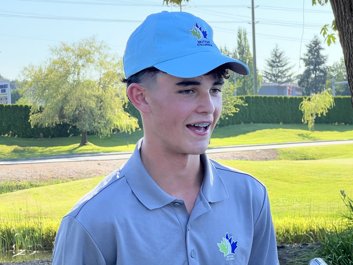 bc_golfer's tweet photo. Your 2024 @BCGames1⁩ #BCSummerGames @meadowgardensgc individual boys champion in golf after a wonderful 67 is Zone 3’s Ryan Leprieur https://t.co/9gCl9Vt2fs