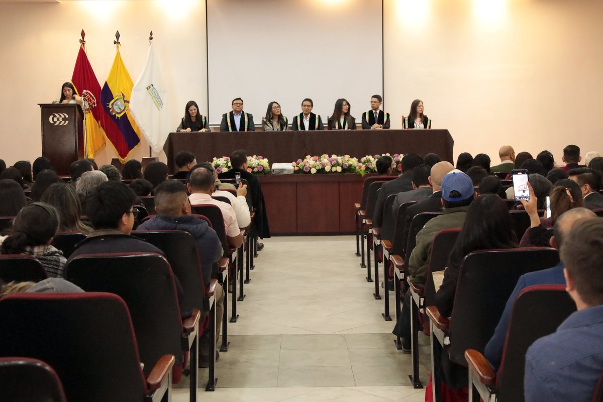 ISTEPS_ec's tweet photo. 🎓 Hoy celebramos con orgullo la Ceremonia de Investidura del ISTEPS. Nuestros 43 graduados están listos para transformar sus comunidades con solidaridad y compromiso. Felicitaciones a todos por su dedicación y esfuerzo. 🌟 #InvestiduraISTEPS #EconomíaSolidaria #OrgulloISTEPS https://t.co/5VX7BpgE4V