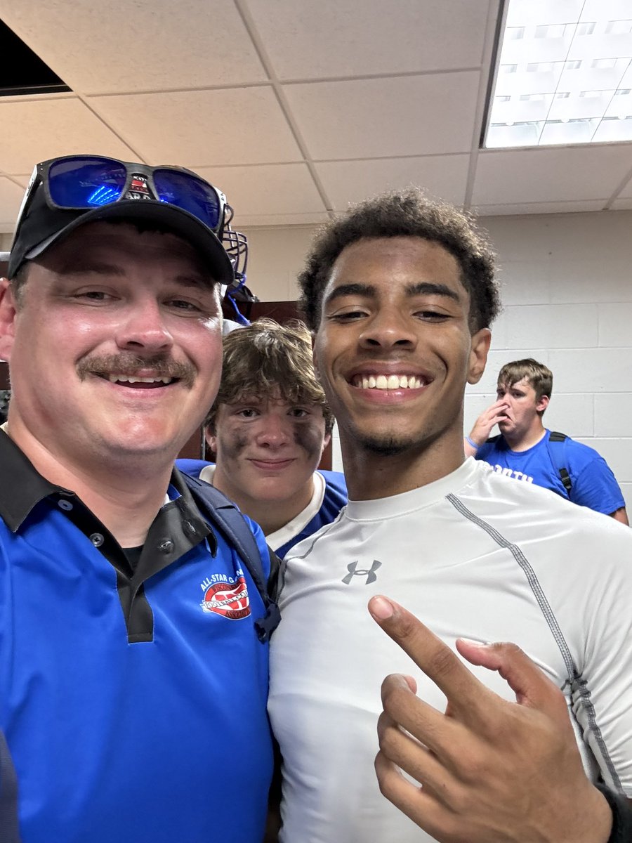 Was very honored to get to coach the WFCA North Small All-Star game today! North won today 31-13.