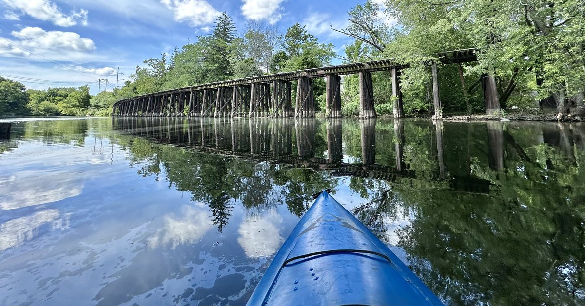 Loved today’s paddle 💙 From Billerica to Lowell and back again.