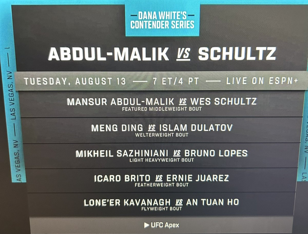 T_Haus_tech's tweet photo. Don’t sleep on Islam Dulatov 🇩🇪, coming to your UFC welterweight division soon 🔥 #DWCS2024 #ContenderSeriesWeek1
#UFC #GamblingX #MMAX https://t.co/a8ooNmBeKx