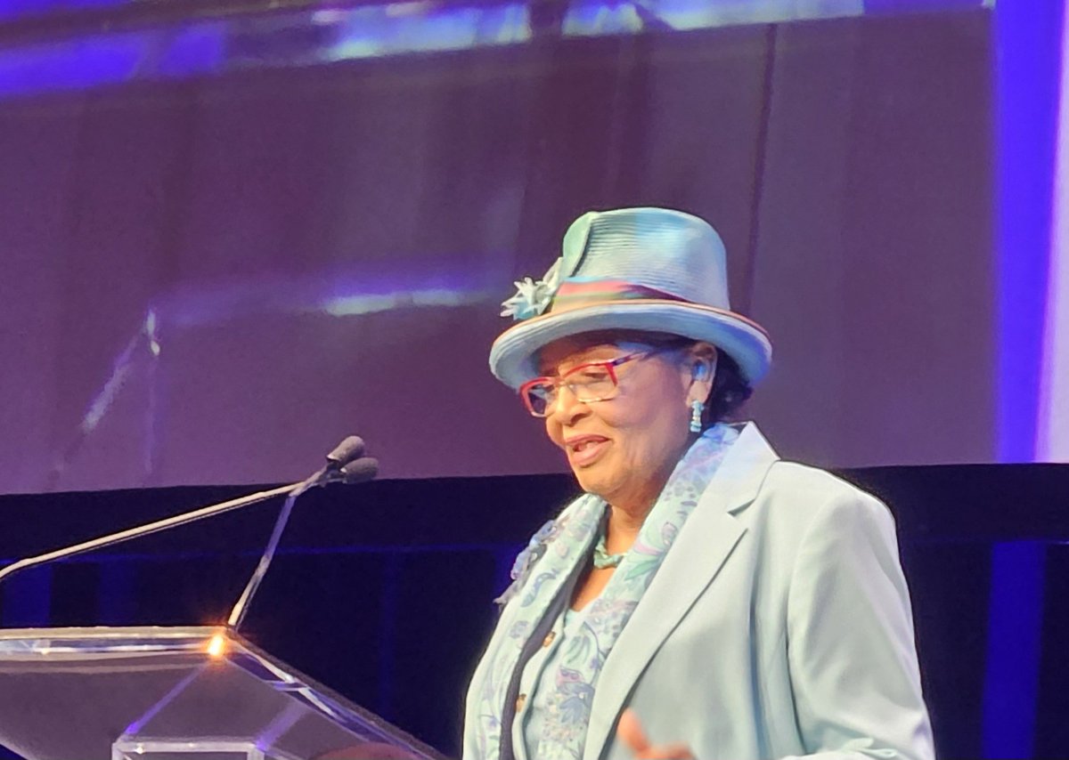 KimberlyHardyNC's tweet photo. Rep. Alma Adams: "We need to turn this mother out in November!" @NCDemParty #UnityDinner https://t.co/38oDPPF547