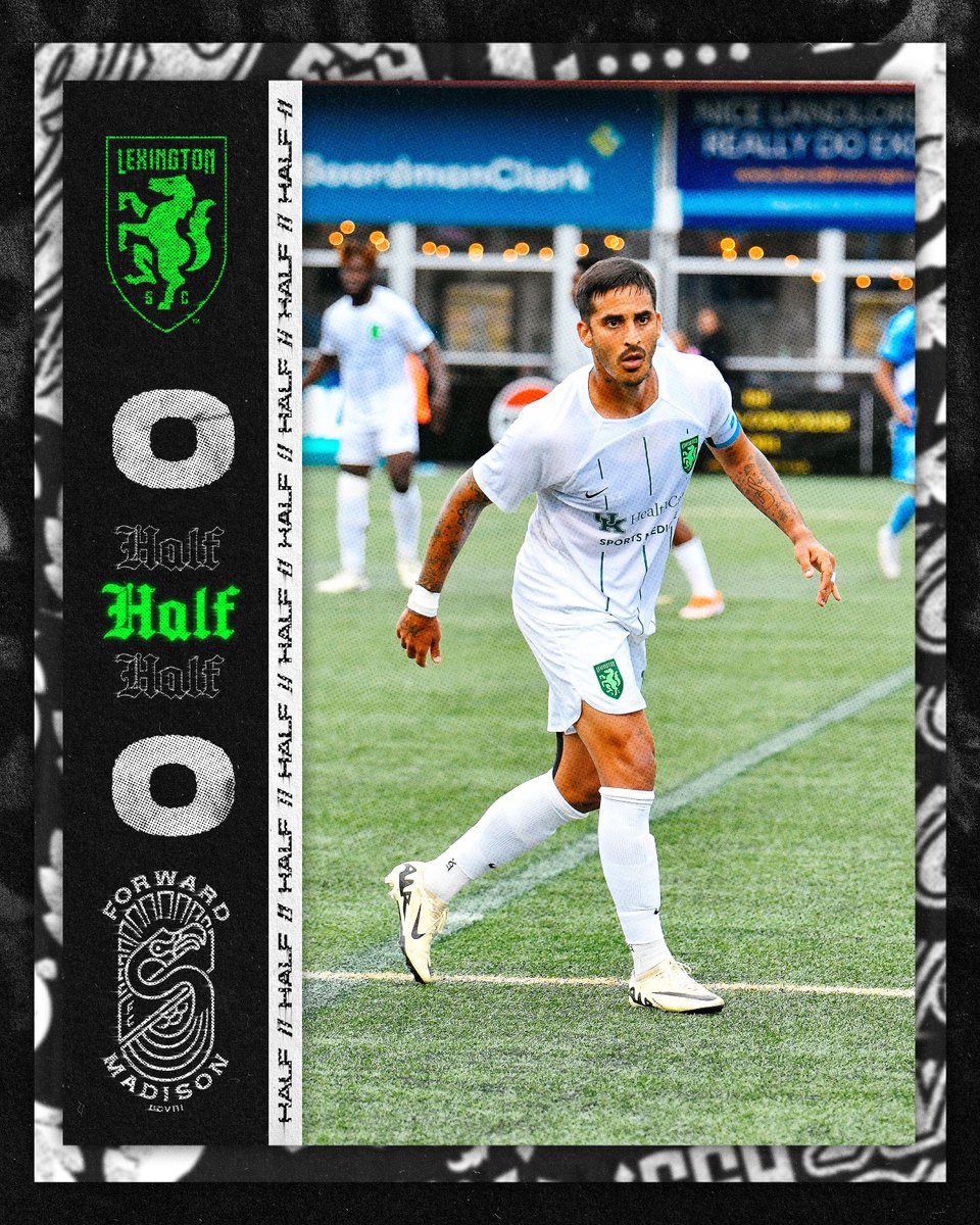 LexSporting's tweet photo. HT | It's all level at the break!
We know we have a fight coming in half two. Persistence, lads!
#LexGo #USLJägermeisterCup #MADvLEX https://t.co/TC0mArhKFV
