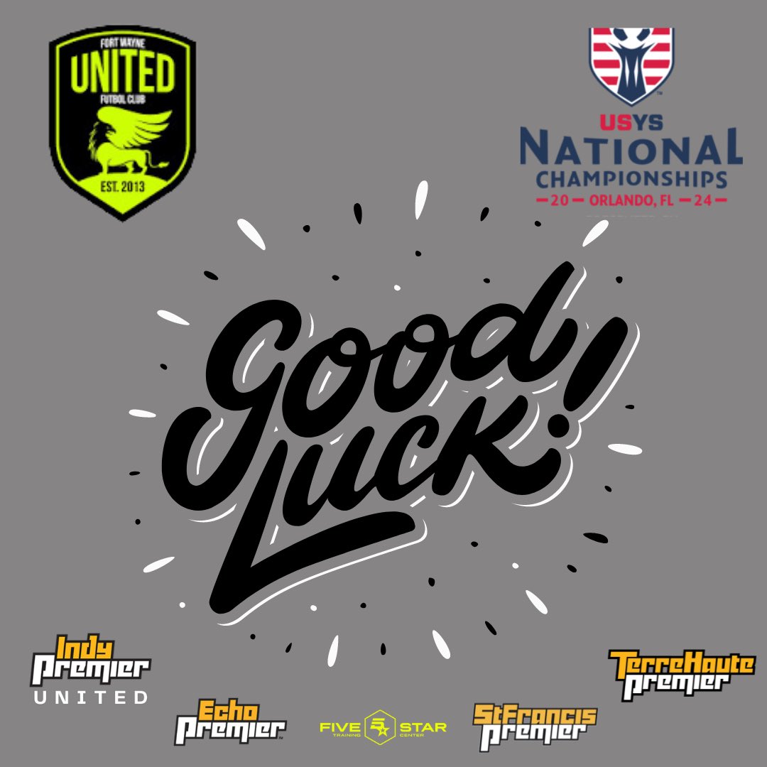 indypremunited's tweet photo. πGOOD LUCK π to our partners @fw_united_fc on their opportunity at Nationals this coming week in Florida! #representIN #letsgo #united https://t.co/8tYJIWs6Ab