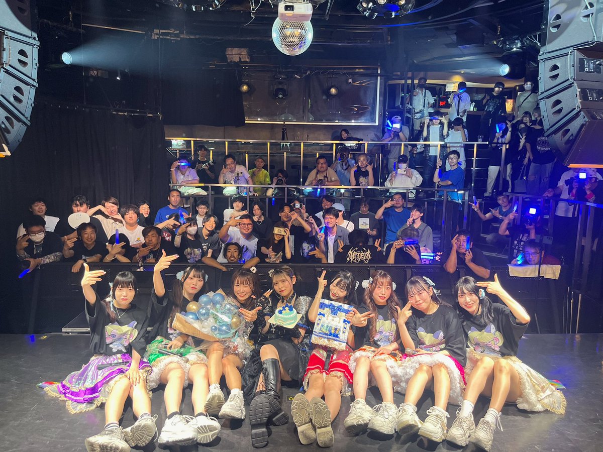 meme_seitan's tweet photo. 透花めめ生誕祭ありがとうございました！✨️
沢山の方に愛されている透花めめちゃんが輝いていたステージでしたね😌
カンパやTシャツなどもありがとうございました。皆様のおかげでより良い生誕祭になりました!! https://t.co/OHHUVwb5EE