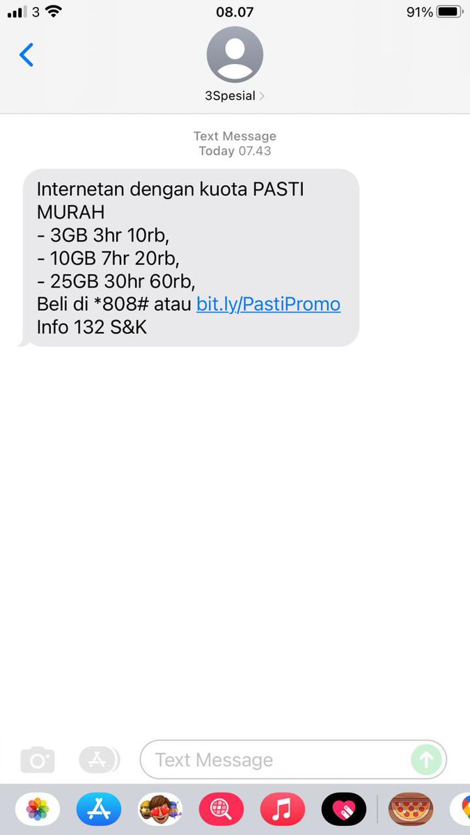 m11nk's tweet photo. @triindonesia tolong gimana caranya stop sms atau wa gini? Sehari bisa lebih dari 10 sms/wa. Mengganggu sekali https://t.co/jvYpJ7j6uS