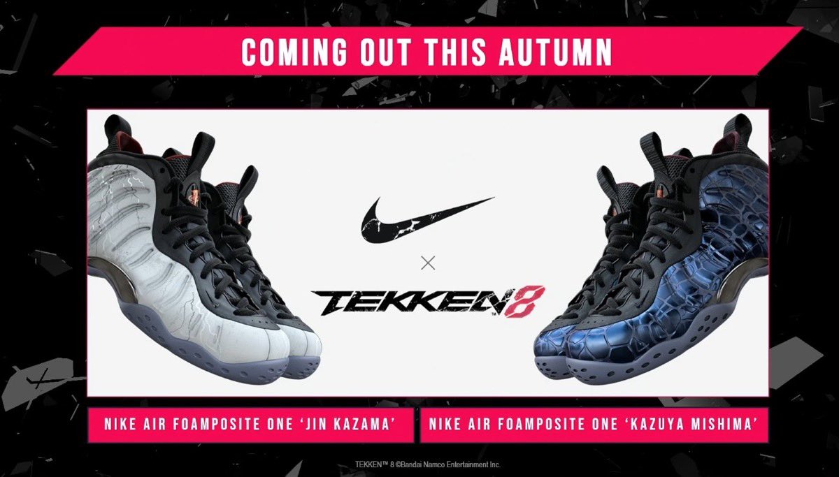 𝐔𝐏 𝐓𝐎 𝐃𝐀𝐓𝐄 على X: Nike Air Foamposite One PRM 鉄拳コラボ
