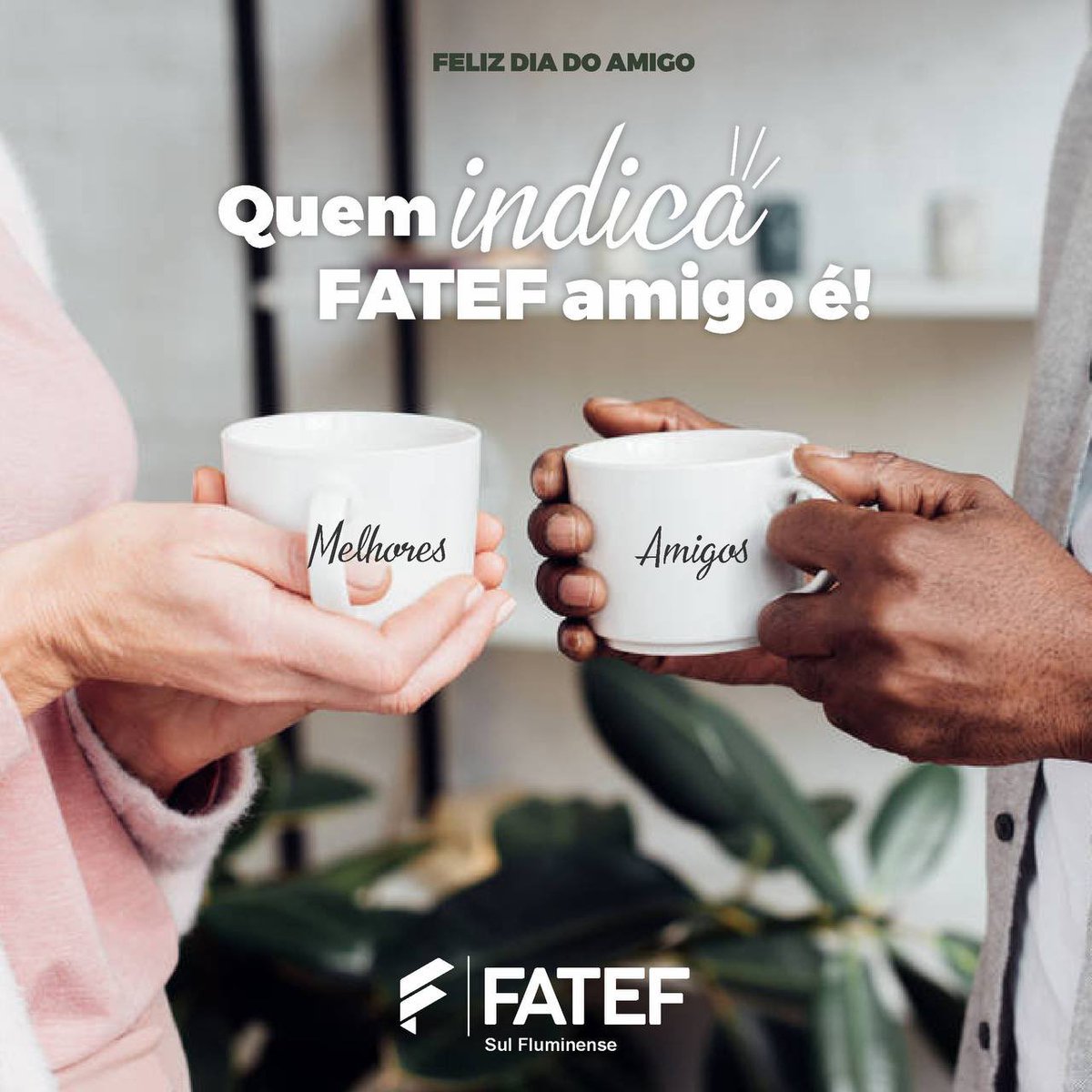 FATEF_SF's tweet image. 🫂Feliz dia do amigo! Quem indica, amigo é!

Conheça a FATEF SUL FLUMINENSE - Turmas de Psicanálise, Filosofia e Teologia Plena (cursos livres). Graduação e pós-graduação (MEC)

Envie um mensagem pelo whatsapp: wa.me/5524993075350

#DiaDoAmigo