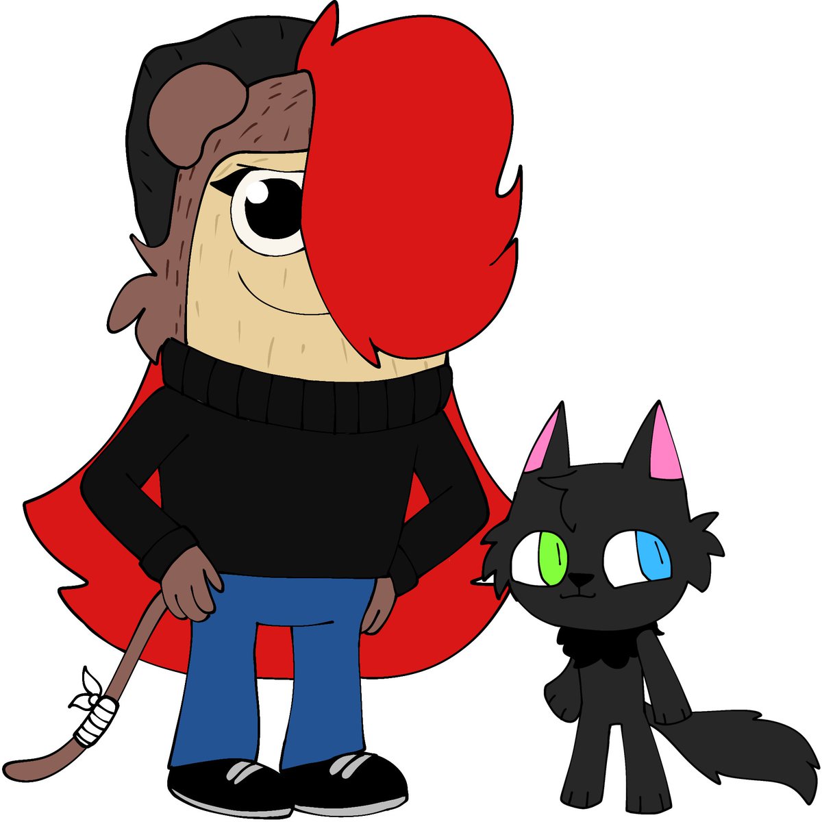 eggmanssmartbot's tweet photo. #maxdesignprotwt #maxdesignprooc #Sarah #fluff #maxdesignpro #maxthemonkey #sarahthemonkey #fluffthecat omg it's Sarah the depressed monkey and Fluffπ±π±ππ https://t.co/jwqbzqXg8v