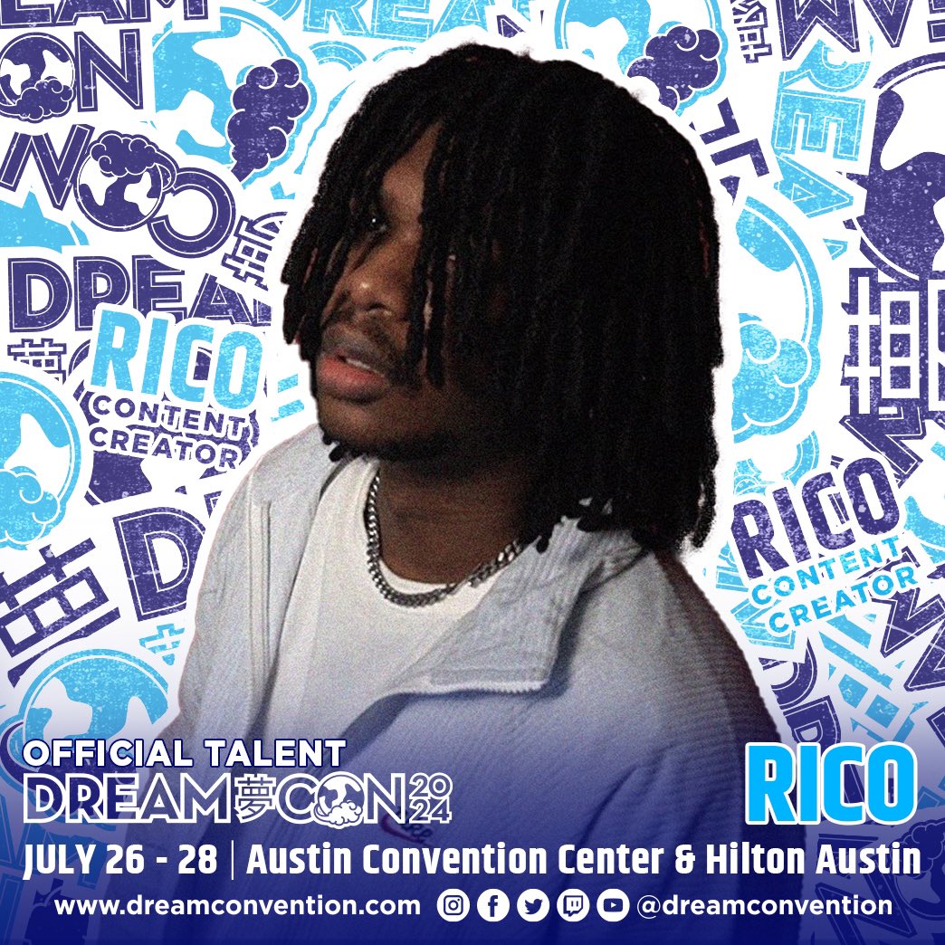 dreamconvention's tweet photo. Standing at 6’5, @RicoTheGiant is a content creator, gamer, and music producer, best known for his highly popular YouTube channel. 

With over 1.4 million followers across social media, his engaging content primarily features simulation gameplay from various games, including titles such as GTA, Hard Time, School Days, and GloNavyGaming.

Rico's standout video, "HIGH SCHOOL ISN'T AS EASY AS I THOUGHT!” (School Days), has amassed over 2 million views since its release in September 2019, showcasing his ability to entertain and engage a broad audience.