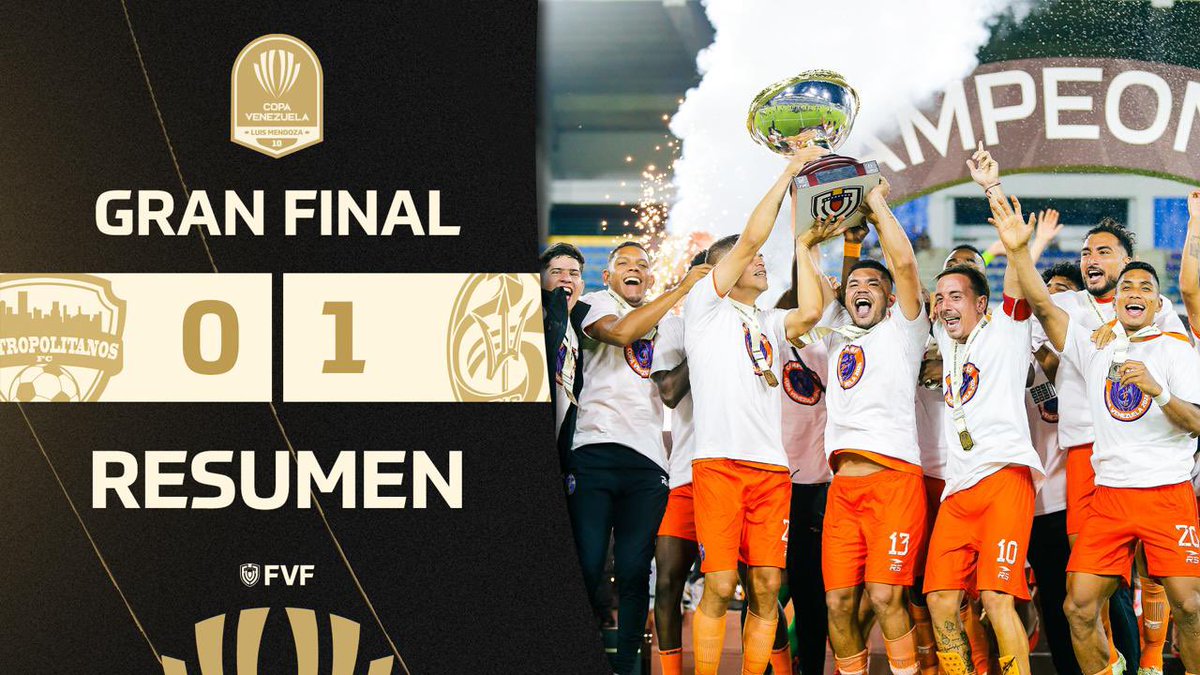 LigaFUTVE's tweet photo. 🙌🏼 • ¡Llegó la tercera #CopaVenezuela para el @DvoLaGuaira! 

👀 • Repasa lo más destacado de la Gran Final en el Brígido Iriarte 

🔗 • https://t.co/dpIEClm6QP

#VenezuelaEsFUTVE https://t.co/Llkfw5J0N9