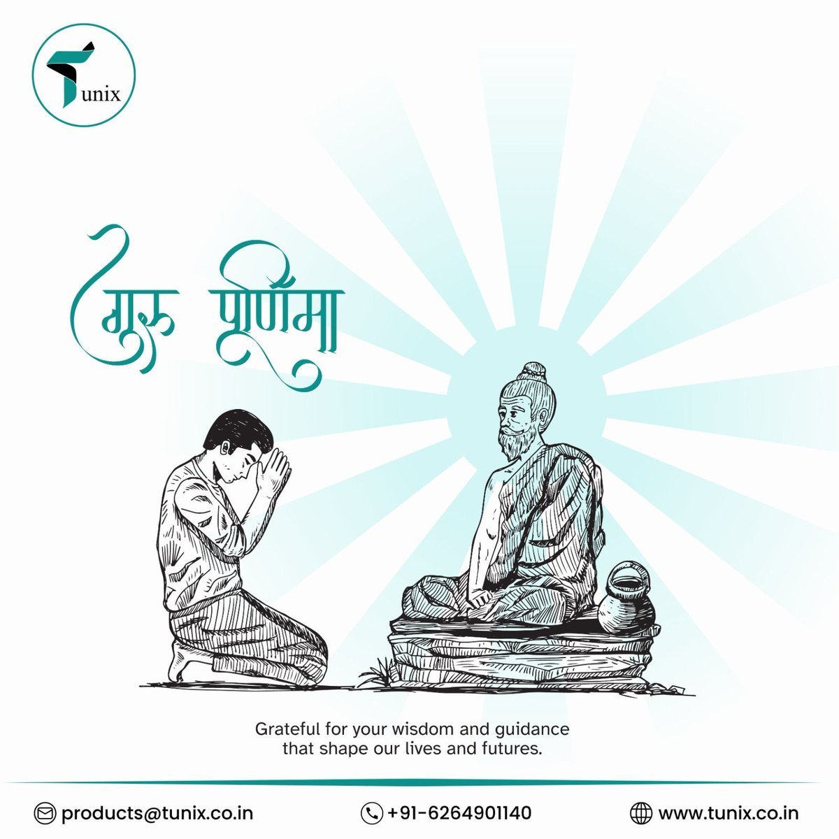 TunixCorpration's tweet image. Happy Guru Purnima

#tunix
#gurupurnima
#guruji