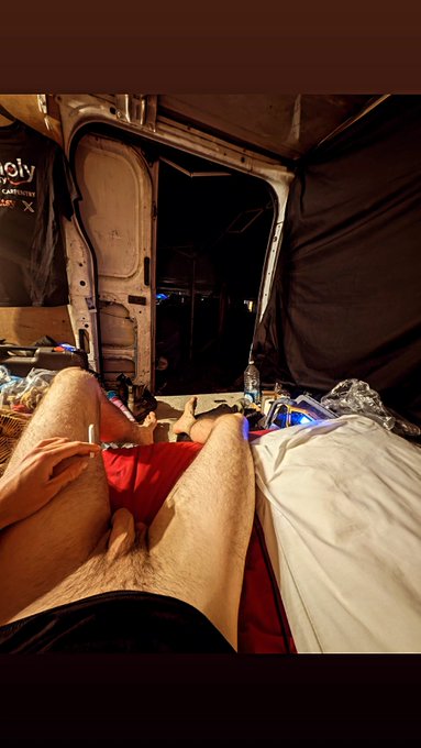 Gotta love festival season when you can just smoke freely with the door open 😜 #fetfest24 https://t.<a href="/tag/fetfest24"class="tags"><span>#fetfest24</span></a>
