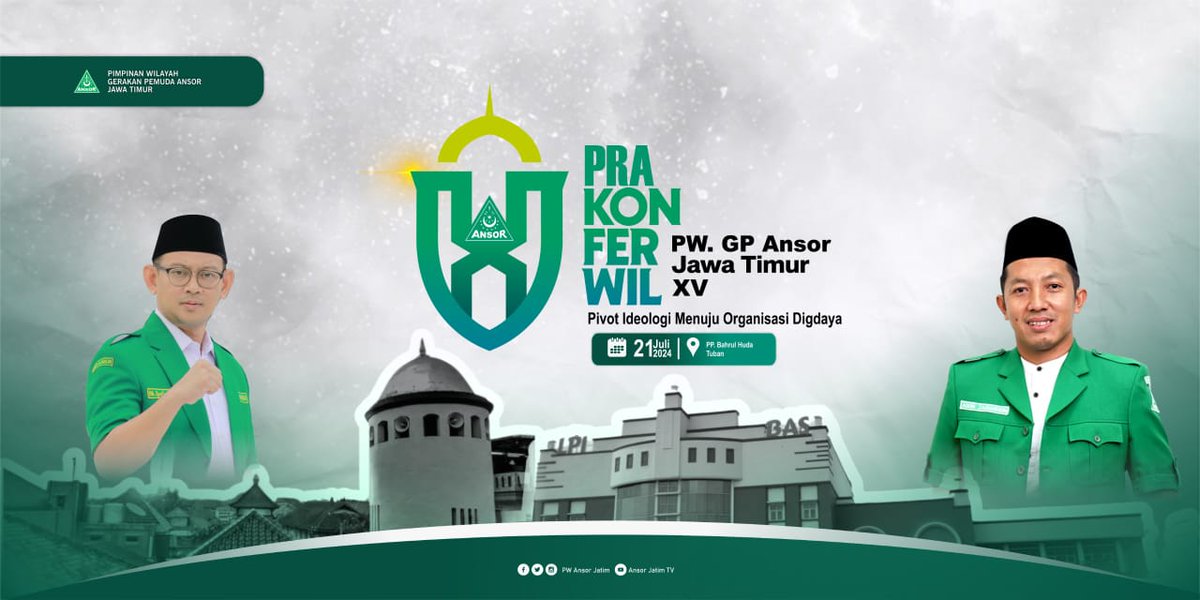 Ansor_Watulimo's tweet photo. Selamat dan Sukses Pra Konferwil PW. GP Ansor Jawa Timur XV
 #PraKonferwilAnsorJatimXV https://t.co/7hGBfjlIdp