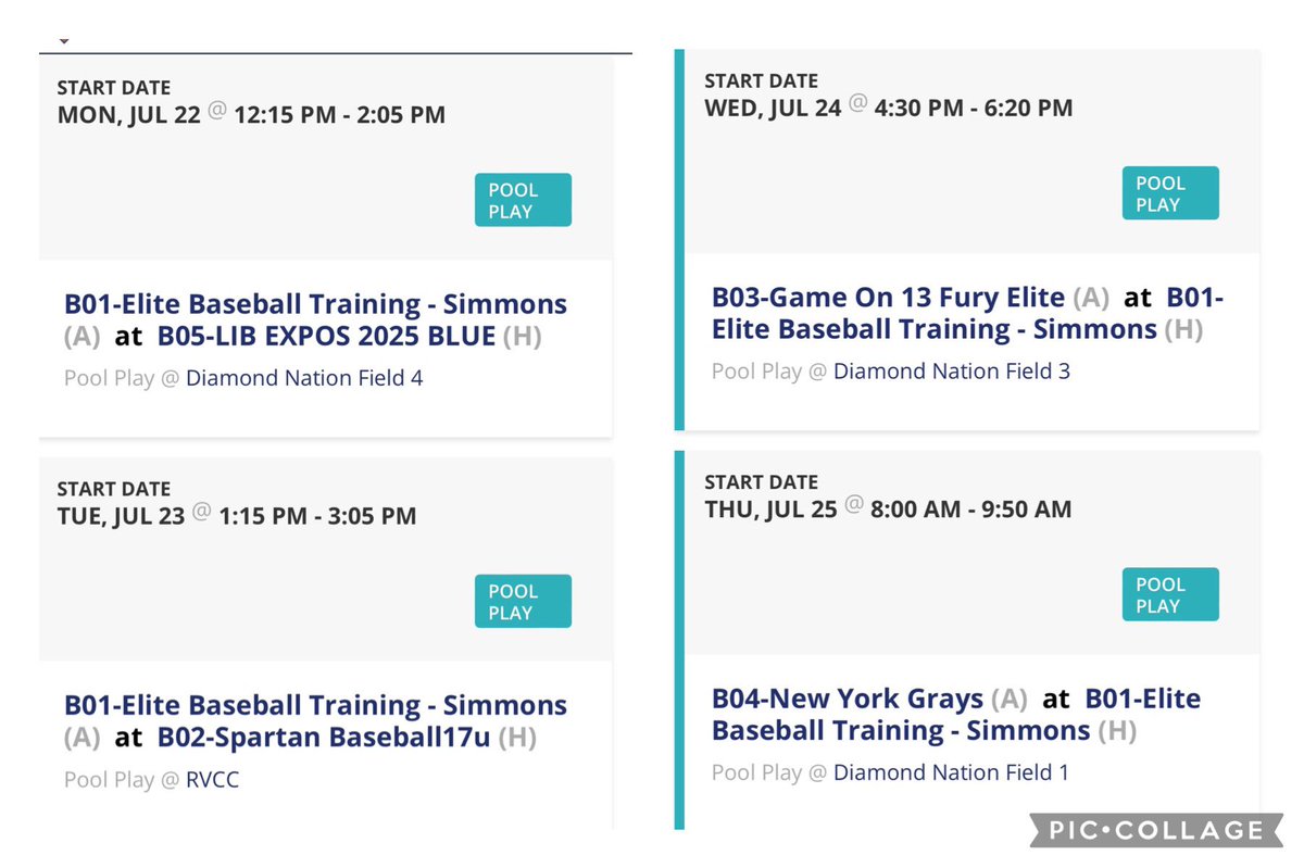 Elite Baseball Training 2025 - Simmons (@elite25simmons) on Twitter photo Looking forward to a week out East! Here is our schedule for the Super 17 World Series. <a href="/DiamondNationNJ/">Diamond Nation</a> <a href="/teams_elite/">Elite Baseball Teams</a> Looking forward to a week out East! Here is our schedule for the Super 17 World Series. <a href="/DiamondNationNJ/">Diamond Nation</a> <a href="/teams_elite/">Elite Baseball Teams</a>