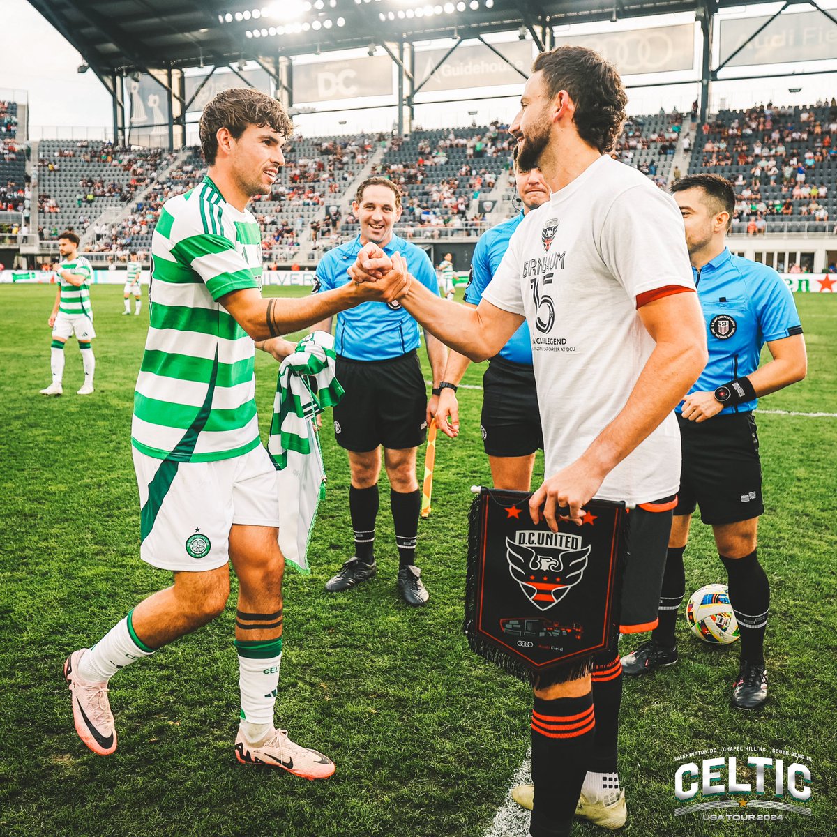 CelticFC's tweet photo. 🤝 Thank you, @dcunited!

Good luck with the rest of the season.

#TheBhoysOfSummer | #StatesidesCelts🇺🇸🍀 https://t.co/U2JqXMUFXB
