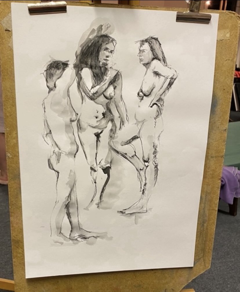 CarlHardwick4's tweet photo. Westgate Studios, Wakefield 
Have a go at Life Drawing, It's a bit different, a challenge. It’s a really good atmosphere you'll enjoy it. Thursday's from 7:00 until 9:00, £7.00, you'll love it.
Portrait Group, First Saturday every month. 
Top Draw Life Drawing Barnsley, Mondays. https://t.co/QRuacDlfSi
