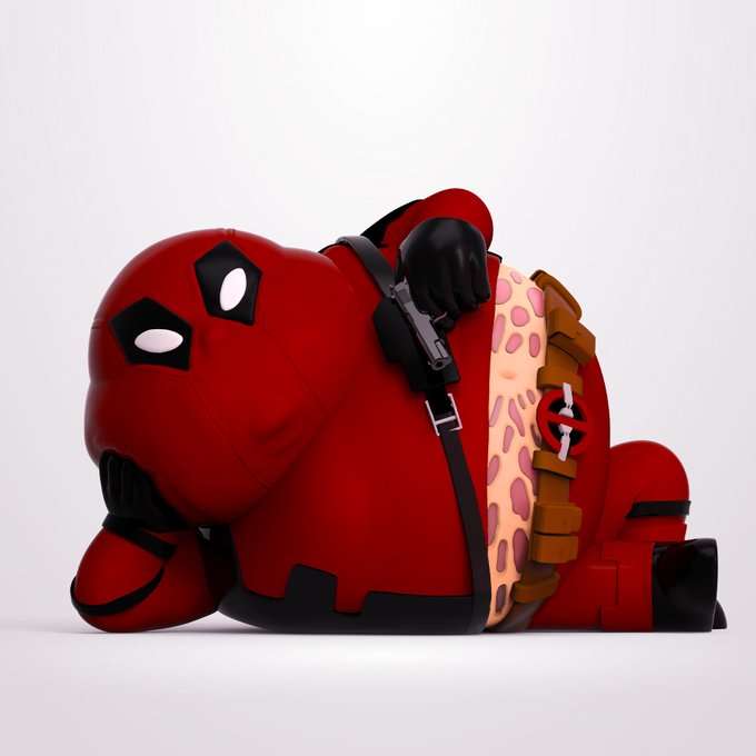 toysrevil's tweet photo. #TOYSREVILTOYNEWS: CHUNKY DEADPOOL by #AlexSolis on preorder via https://t.co/LCkq9EzsY6 (ETA Q4 2024), featuring sized 8x6x5.7 high-quality #Polystone #arttoy collectible, with NFC Authentication!

More (+)

#Deadpool
#parody
#toynews
#toysblog https://t.co/vF2QNAqIK7