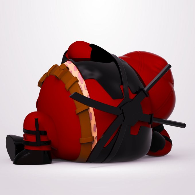 toysrevil's tweet photo. #TOYSREVILTOYNEWS: CHUNKY DEADPOOL by #AlexSolis on preorder via https://t.co/LCkq9EzsY6 (ETA Q4 2024), featuring sized 8x6x5.7 high-quality #Polystone #arttoy collectible, with NFC Authentication!

More (+)

#Deadpool
#parody
#toynews
#toysblog https://t.co/vF2QNAqIK7