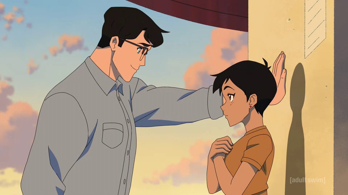 ShroomMeister's tweet photo. Awkward teenage Superman did a freaking kabedon in the season finale?! #MyAdventuresWithSuperman https://t.co/hD70s3yzMb