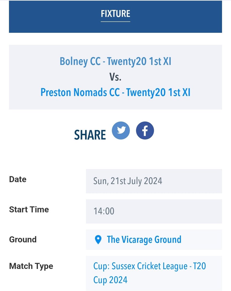 Bolney Cricket Club tweet media