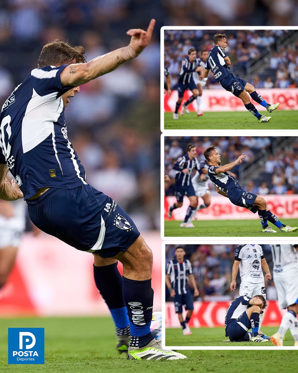 POSTADeportes's tweet photo. ❌ ¡EL PRIMER PENAL FALLADO DE SERGIO CANALES CON RAYADOS! ❌

El español se resbaló al cobrar la pena máxima y el portero se la atajó 🫨

Afortunadamente Germán Berterame anotó en el contragolpe ⚽️

📸: @richardz7 https://t.co/o5OvazhB63