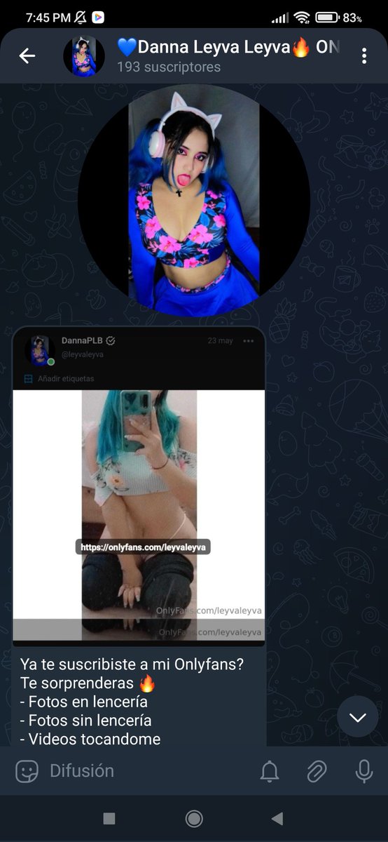 b1_leyva's tweet photo. Únete a mi canal en telegram 😏🔥https://t.co/68BVXTEa9s
Únete Ami canal de Onlyfans 💙🔥
https://t.co/JPSjvgbEvn💙 https://t.co/ZxhzxzBlkv