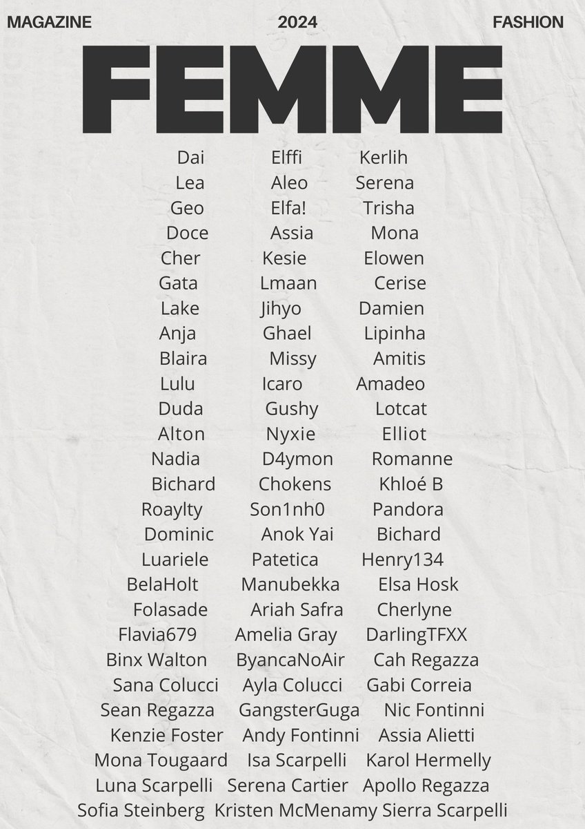 Gostaríamos de expressar nossa profunda gratidão a todos os modelos incríveis que participaram e contribuíram para o sucesso deste evento. Cada um de vocês trouxe uma beleza e um charme únicos, tornando este momento verdadeiramente inesquecível.

Nosso sincero agradecimento a:
