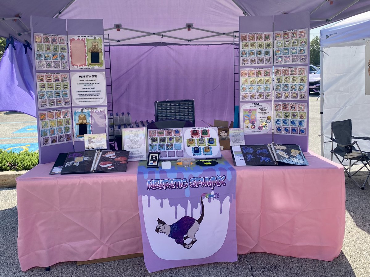 NeuroticSphynx's tweet photo. Tomorrow is Berks Pride Fest with @ReadingPride Just because it's no longer June doesn't mean our Pride stops! Come join me, and other amazing LGBTQ+ vendors as we celebrate our diversity and love for each other.

Look for the purple canopy by the bar, food vendors, and DJ! https://t.co/LiLAlXP8mm