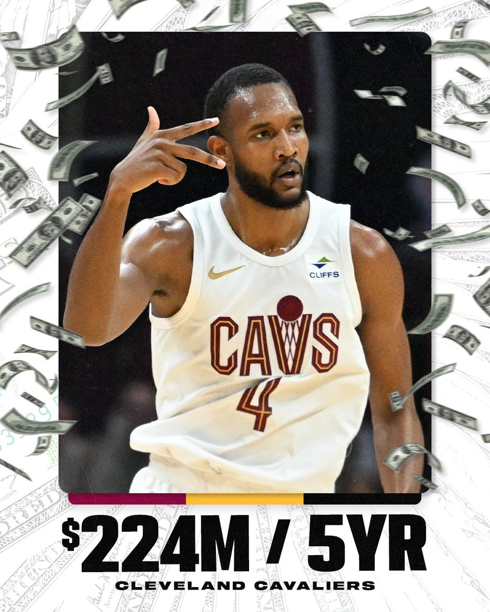 Evan Mobley Cavaliers rookie contract Evan Mobley signs 224M