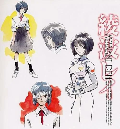 griffithtits's tweet photo. concept art of asuka, shinji, rei and misato https://t.co/i1Qc0kVBvJ