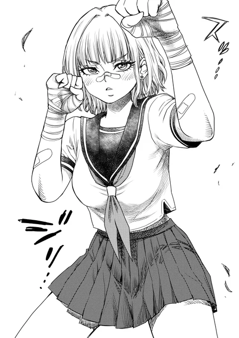 【モーション練習】
格闘女子
#akirspict 