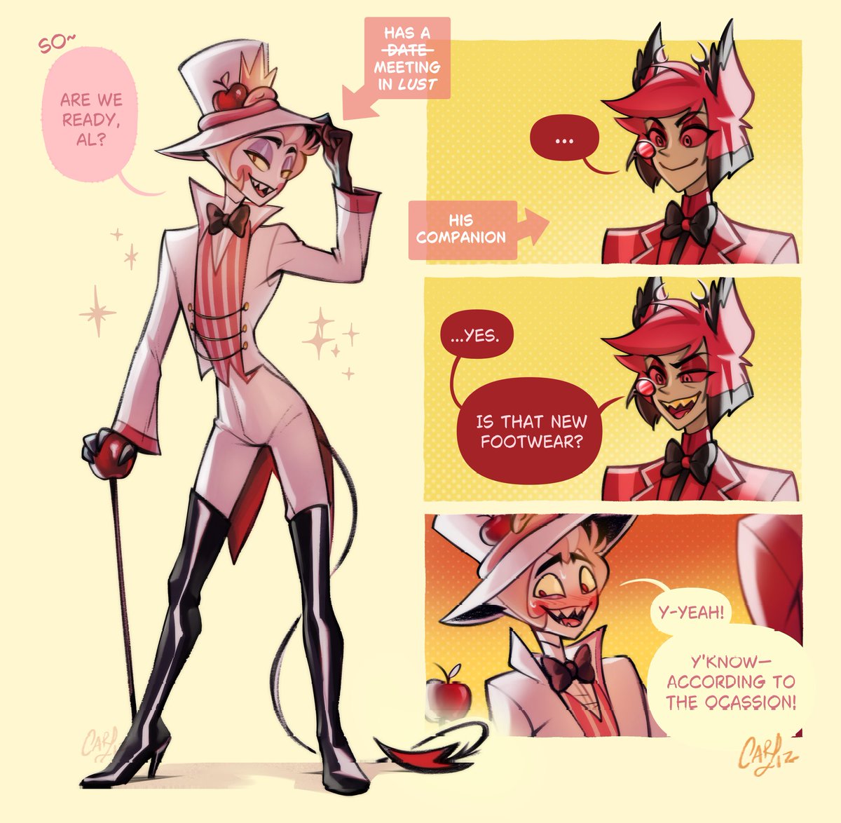 CarlizWall's tweet photo. He's trying 🫶 (1/2)
#radioapple #appleradio #HazbinHotelLucifer #HazbinHotelAlastor https://t.co/5PxMkZGhSW