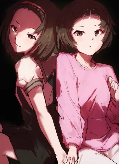 撫子二人 #物語シリーズ