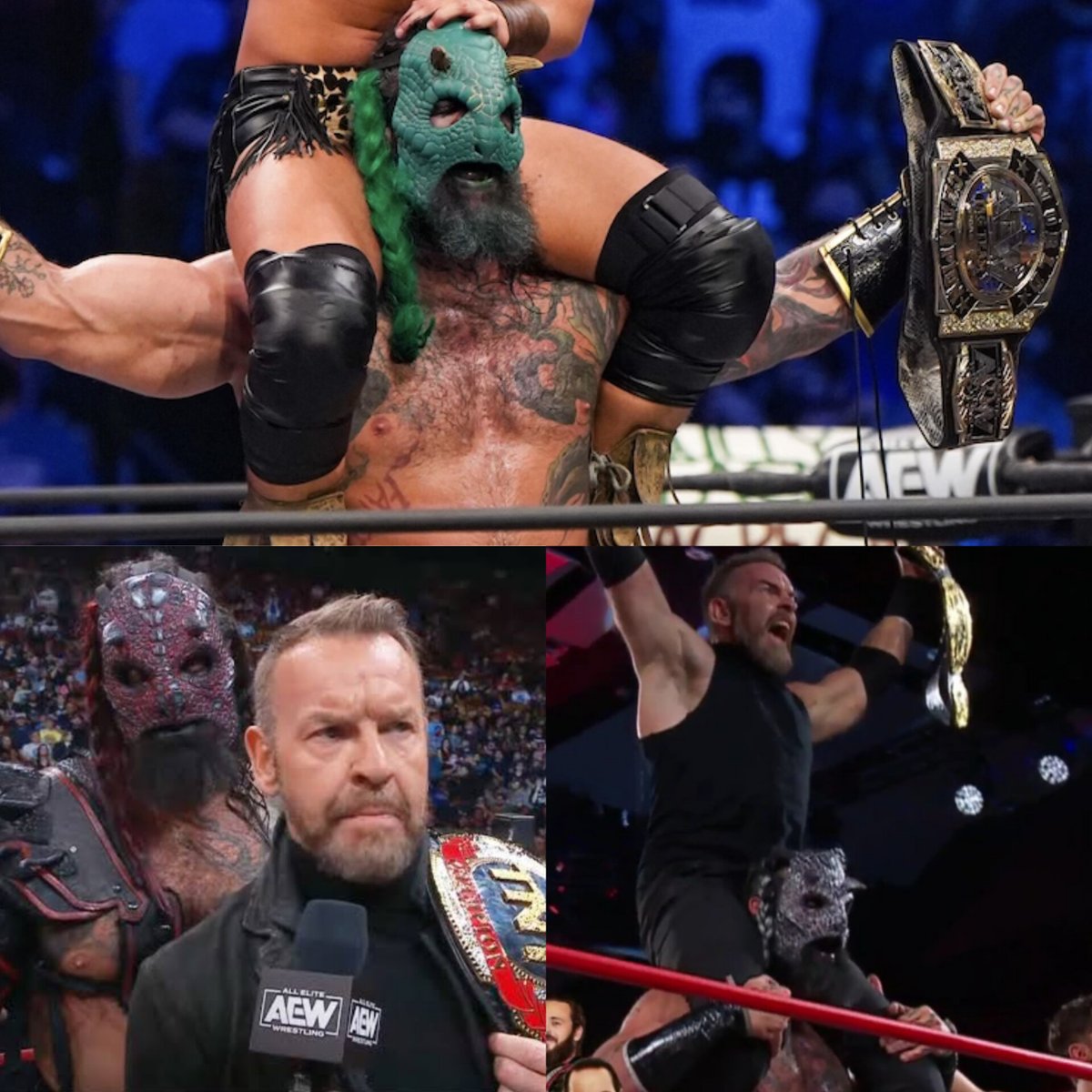 Luchasaurus/Killswitch has now been a Singles, Tag and Trios Champion in AEW.

Insanely successful.