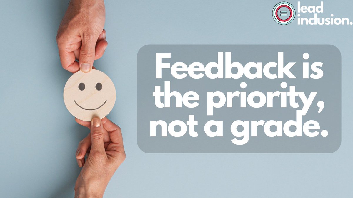 Lee Ann Jung (@leeannjung) on Twitter photo 🔍 Gone are the days when the purpose of #assessment was to #grade and rank #students. Assessment is part of the instructional process--#feedback is the priority, not a grade. #LeadInclusion #EdLeaders #Teachers #SBLchat #TG2Chat #TeacherTwitter 🔍 Gone are the days when the purpose of #assessment was to #grade and rank #students. Assessment is part of the instructional process--#feedback is the priority, not a grade. #LeadInclusion #EdLeaders #Teachers #SBLchat #TG2Chat #TeacherTwitter