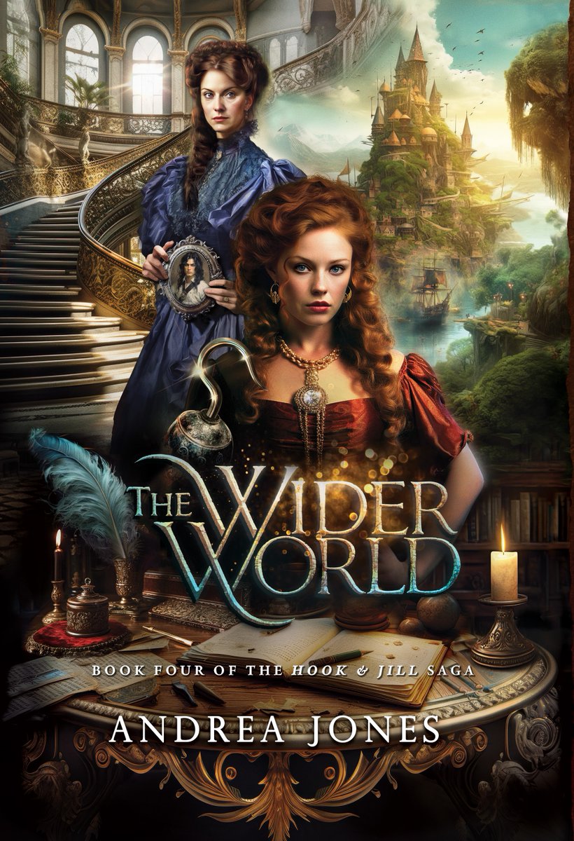 JillRedHand's tweet photo. Some happy news, for once. "The Wider World: Book Four of the Hook &amp; Jill Saga" is ready for pre-order at https://t.co/WxUNfbTNKS! https://t.co/2TxErDu3vW https://t.co/egJTgG0BmR