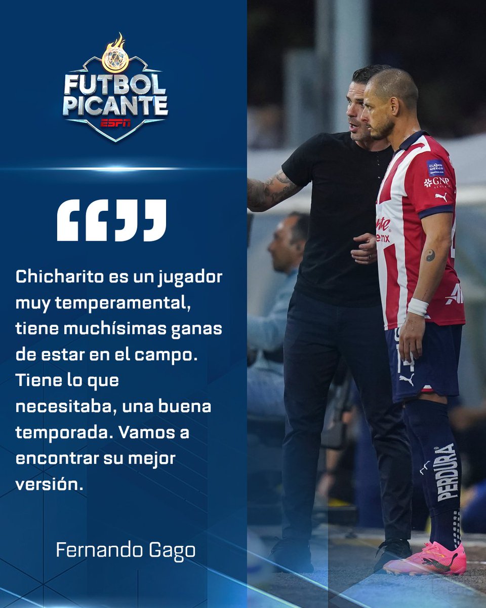 Confianza en Chicharito 🙌

El entrenador de Chivas dejó en claro que buscarán a la mejor versión de Javier Hernández 🌟