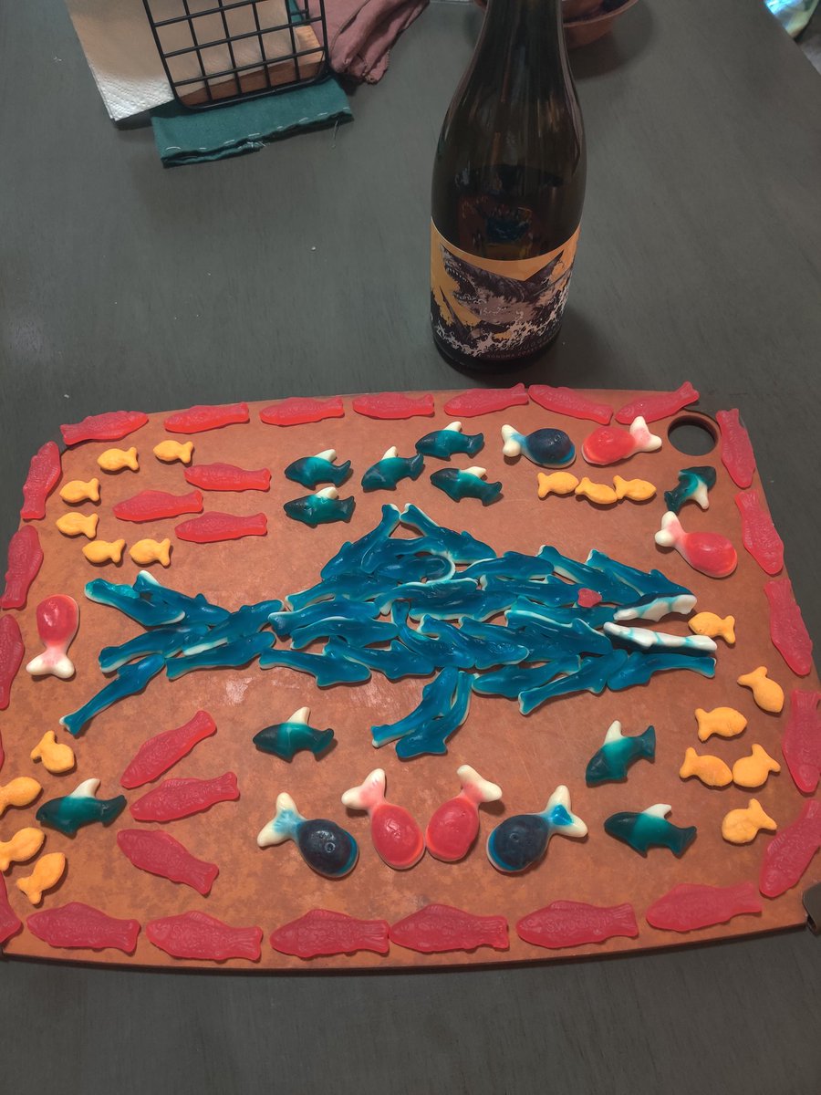 My Sharkcuterie board for watching The Shark Side of the Moon <a href="/SharkSideMovie/">Shark Side of the Moon (Official)</a>