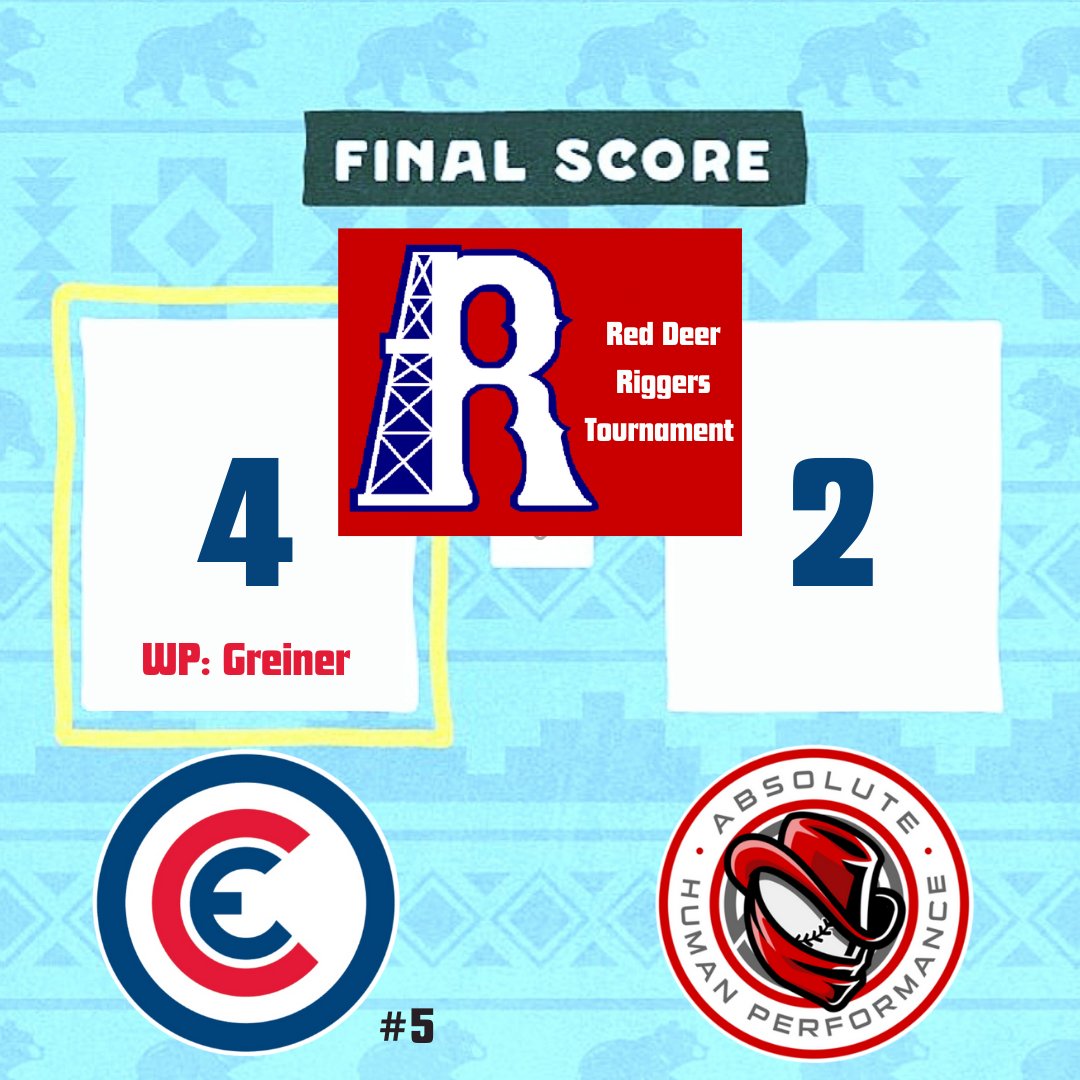 edmontoncubs's tweet photo. Big #cubbiescomeback in the 7th inning sneaks the boys into the semis! #cubbieofthegame Jarvis Greiner throws a CG in game 2.
Game 1? What game 1? We don't know anything about no game 1...
Noon ballgame tomorrow as we wait for the other pool to finish. https://t.co/7RHtG0ihtX