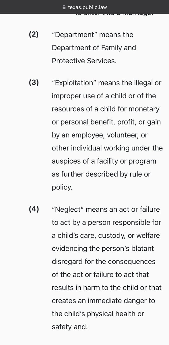 Texas Family Code Chapter 261 applies to DFPS. They are the “abusers”. 
Here’s what they accused me of - but it’s exactly what they were doing to me. Keep your codes to yourself, especially you, USC! 

#code #dfps #CPS
